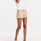 Another Love - Tanner Mixed Media Puff Elbow Henley Tee
