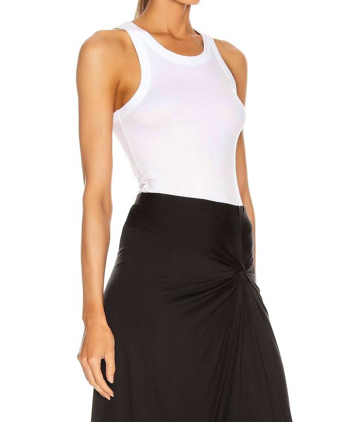 Enza Costa - Supima Cotton Bold Sheath Tank Top