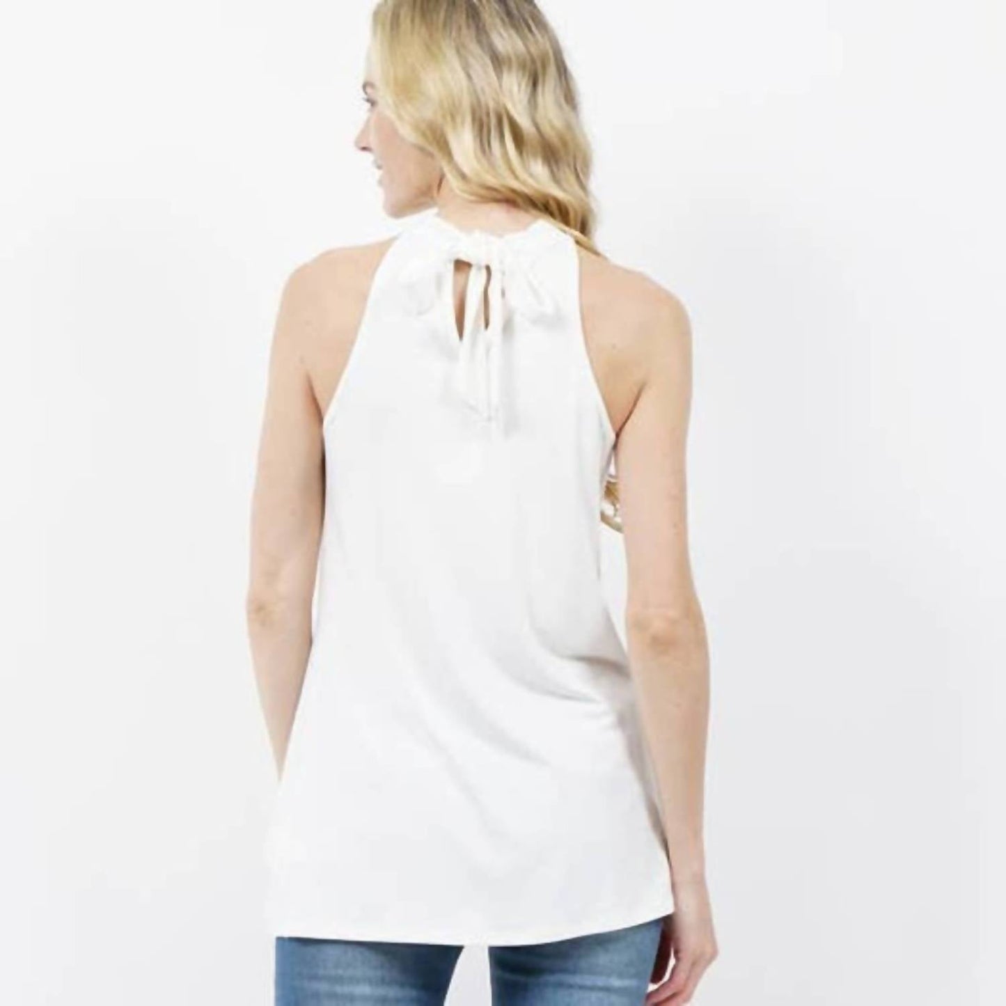 42Pops - Back Tie Halter Top