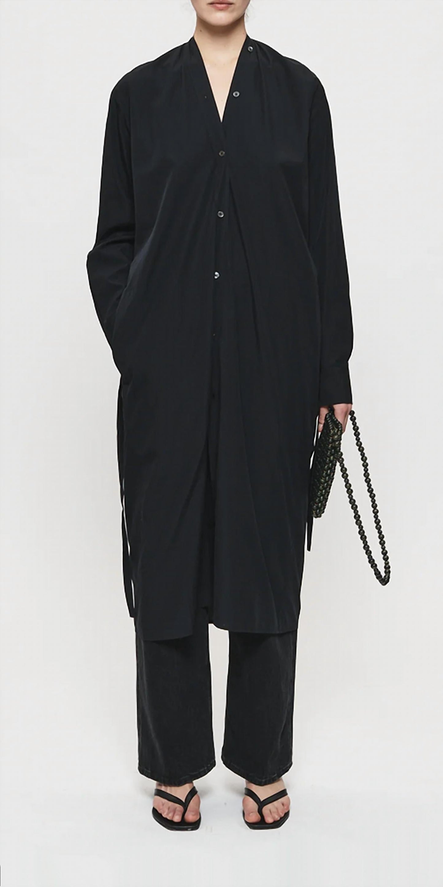6397 - Women's Colarless Shirtdress