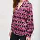 Joseph Ribkoff - Satin Geometric Print Top