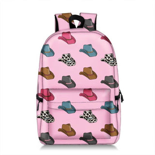 The Front Porch Label - Mochila feminina com chapéu de cowboy