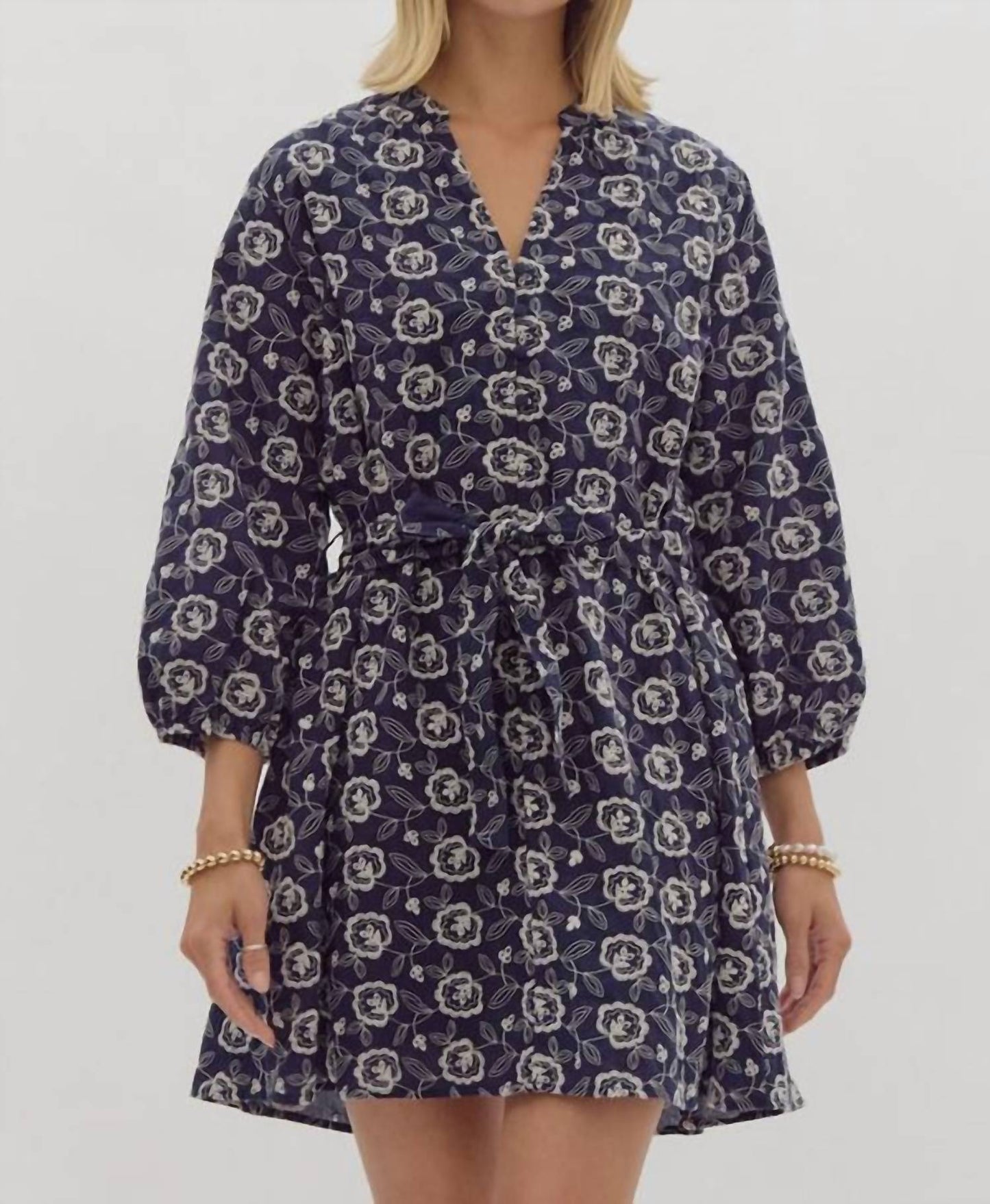 Entro - Floral Short Dress