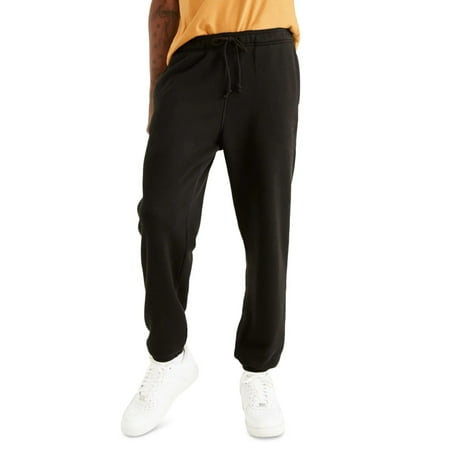 dockers-mens-black-sport-sweatpants