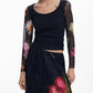 Desigual - WRINKLED TEXTURE SKIRT