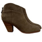 Violet & Red - Women's Lazer Cut Topline Boho Chic Heeled Bootie