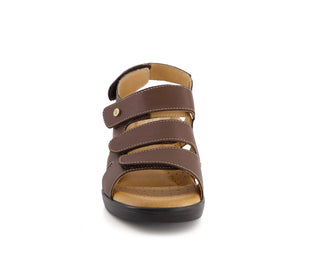 Andrea - Sandálias femininas premium comfort wedge fisherman de couro