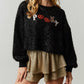 Peach Love - Spooky Pumpkin Halloween Sweater