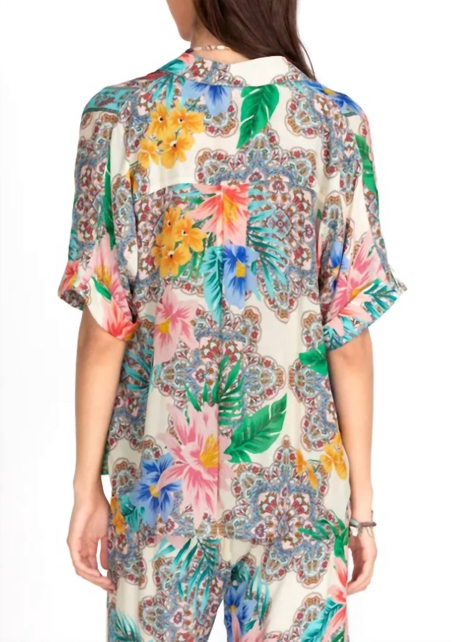 Johnny Was - CLOVER BUTTON DOWN SHIRT