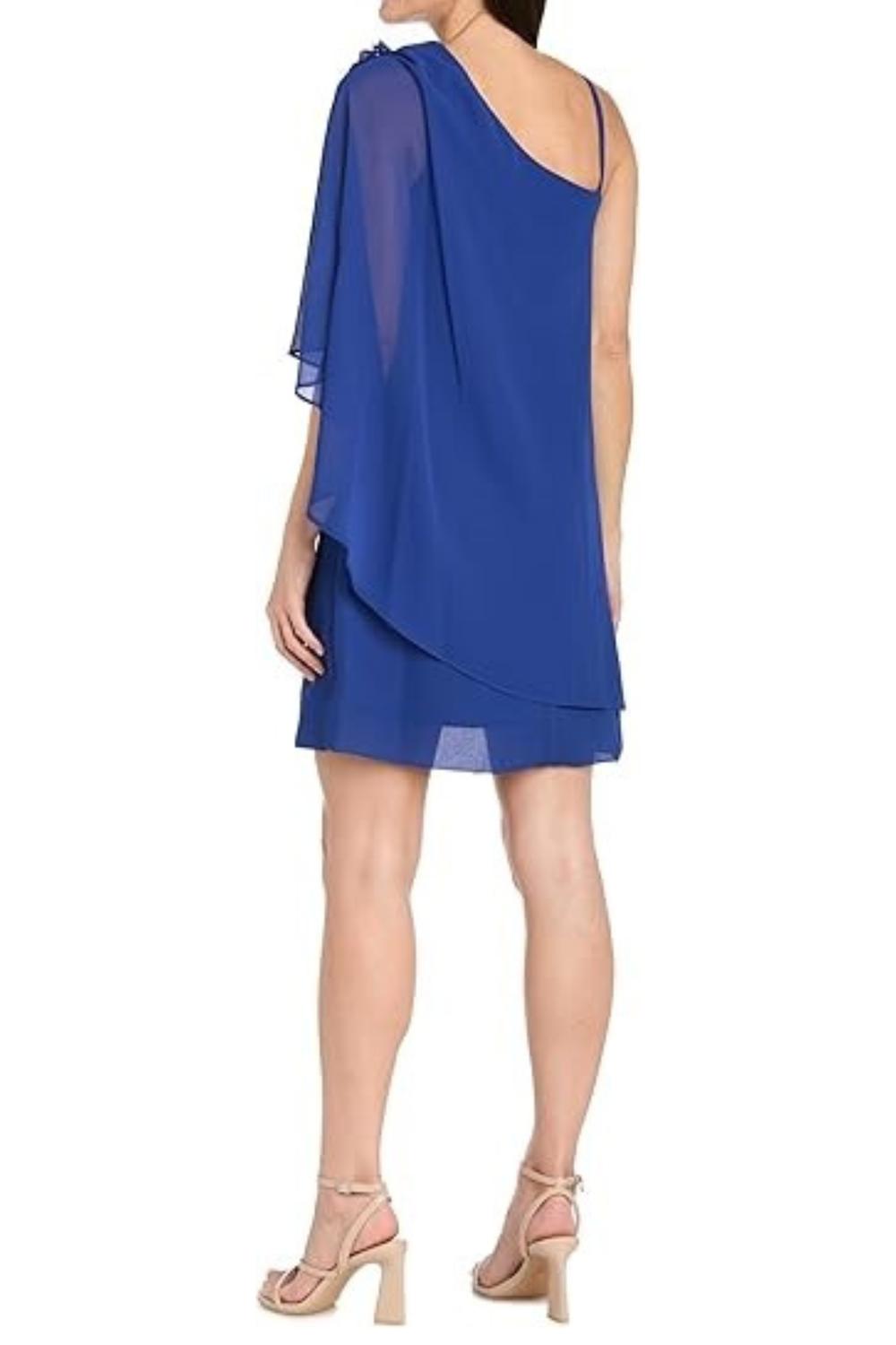 R&M Richards - One Shoulder Short Evening Dress