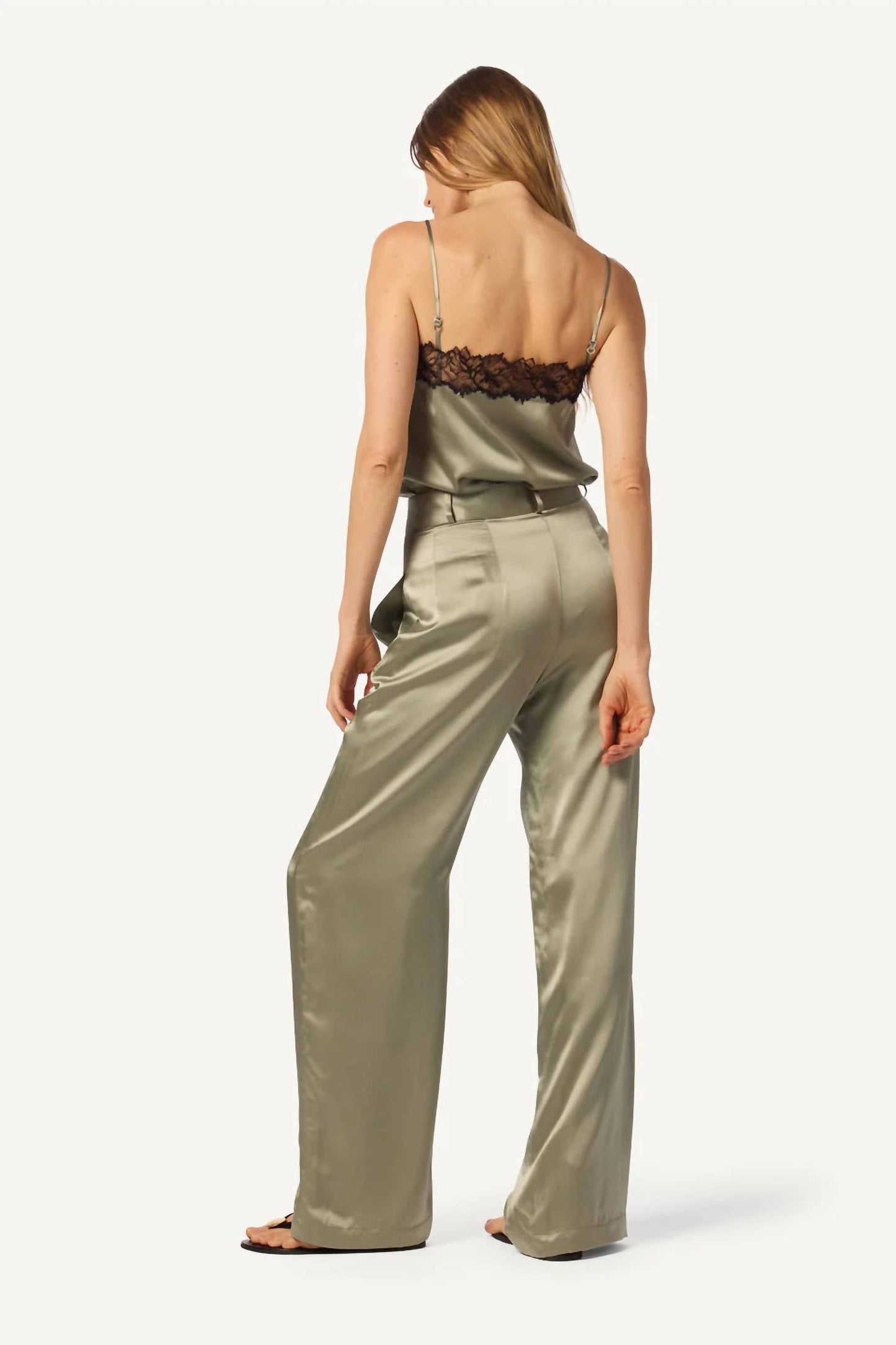 Sablyn - Leeland Flat Front Pleated Trousers