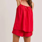 Le Lis - Frankie Shirred Neck Tank And Short Set