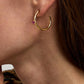 Kate Spade - Little Luxuries Crystal Embellished Hoop Earrings