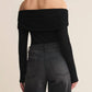 Z Supply - Twyla Off Shoulder Mesh Polka Dot Top