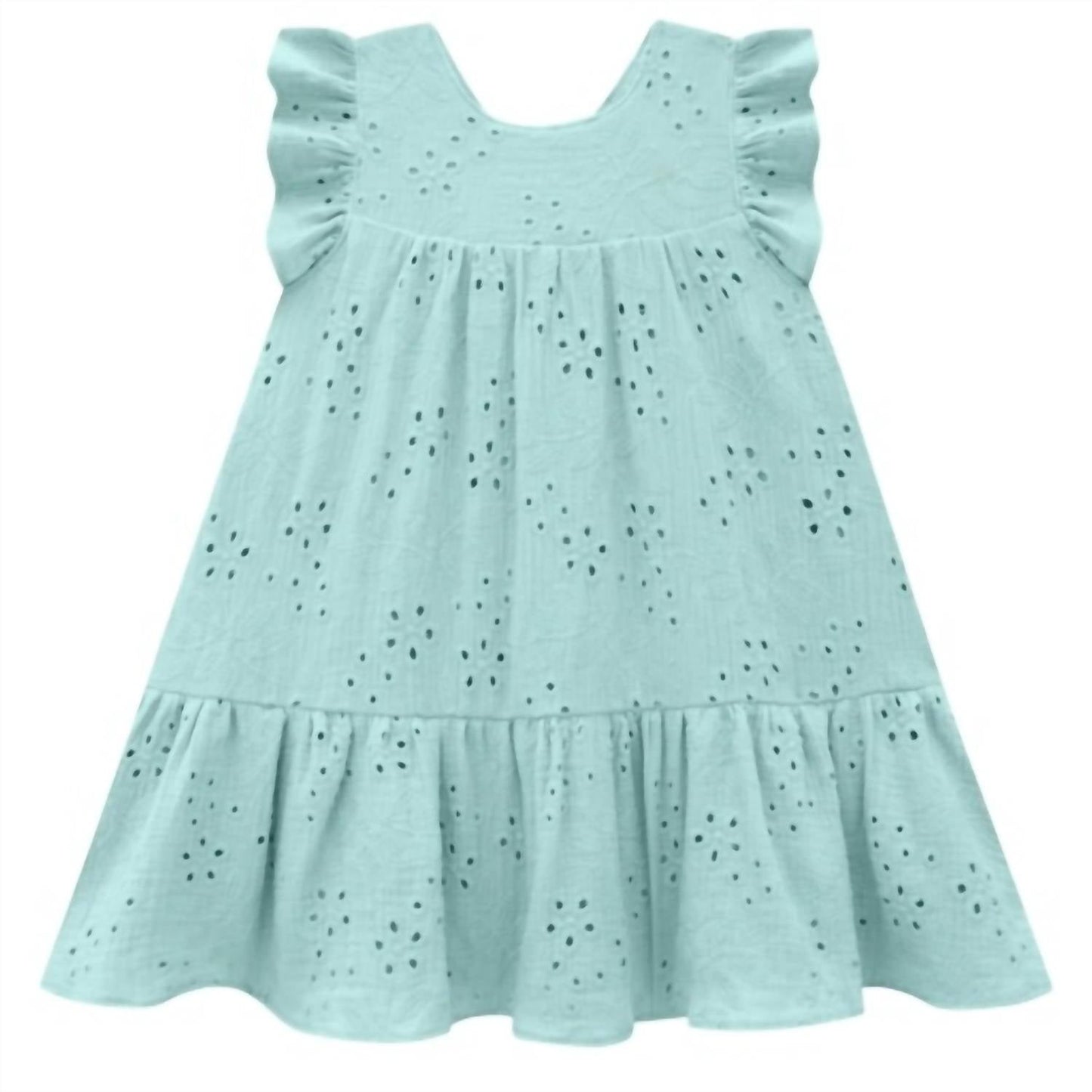 Milon - Girls Ruffled Sleeve Dress