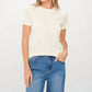 Six/Fifty - Natasha Cable Knit Top