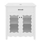 Modern Bathroom Vanity With Tempered Glass Doors