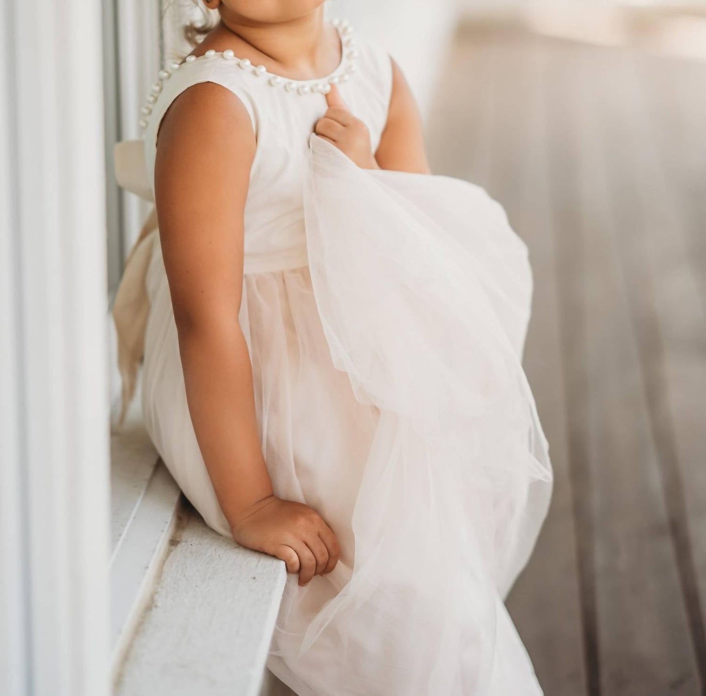 Only Little Once - Pearl Accent Gown