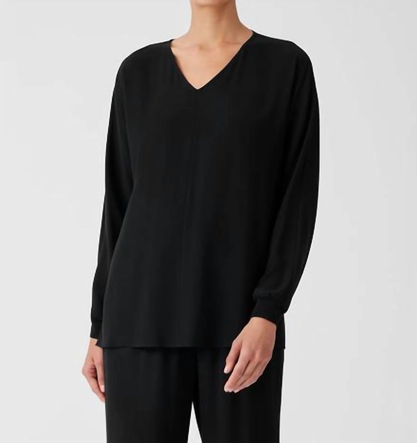 Eileen Fisher - V-neck Dolman Sleeve Top