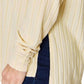 Basic Bae - Chic Ribbed Round Neck Slit Tee