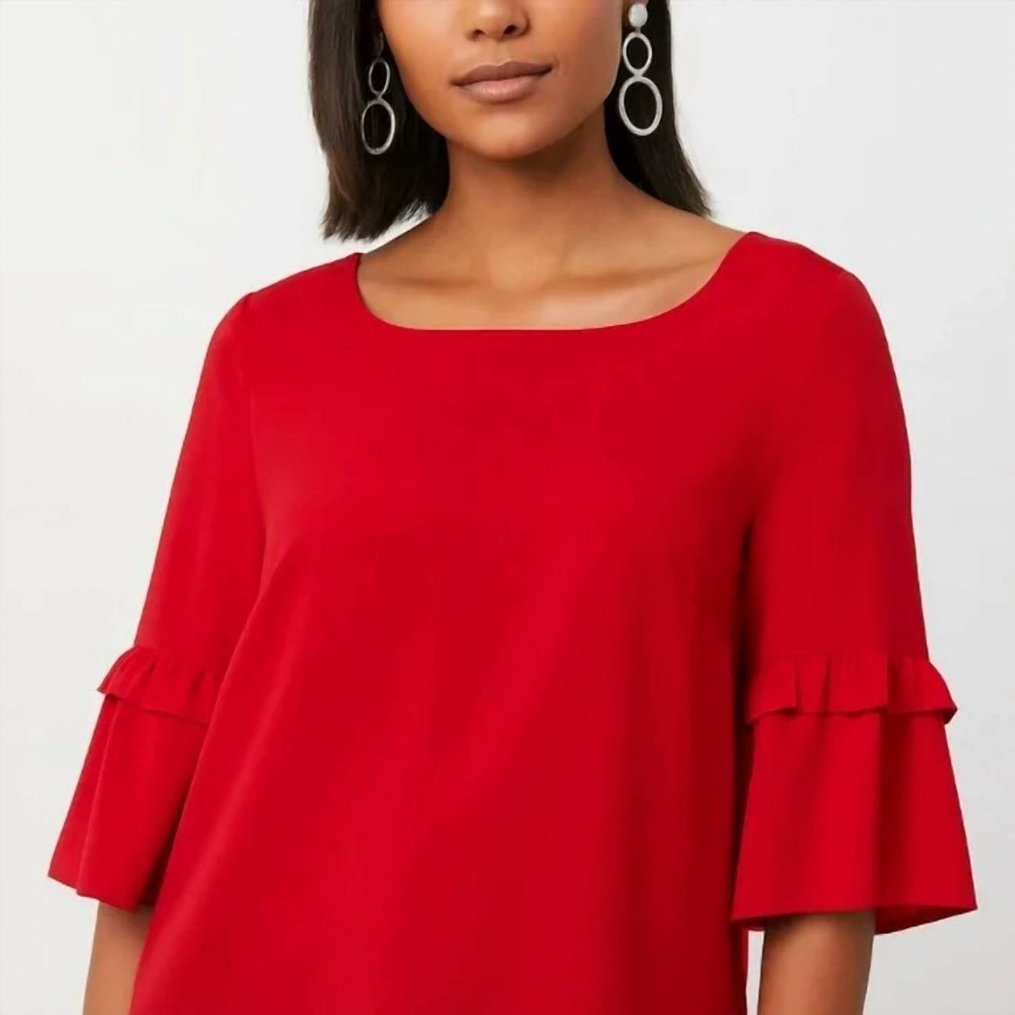& Other Stories - Ruffle Sleeve Short Blouse