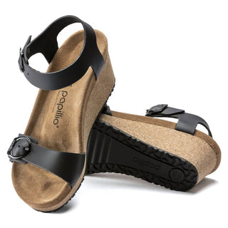 Birkenstock - Sandália feminina Soley em couro nobuck