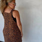 Blakeley - Leopard Print Overall Dress