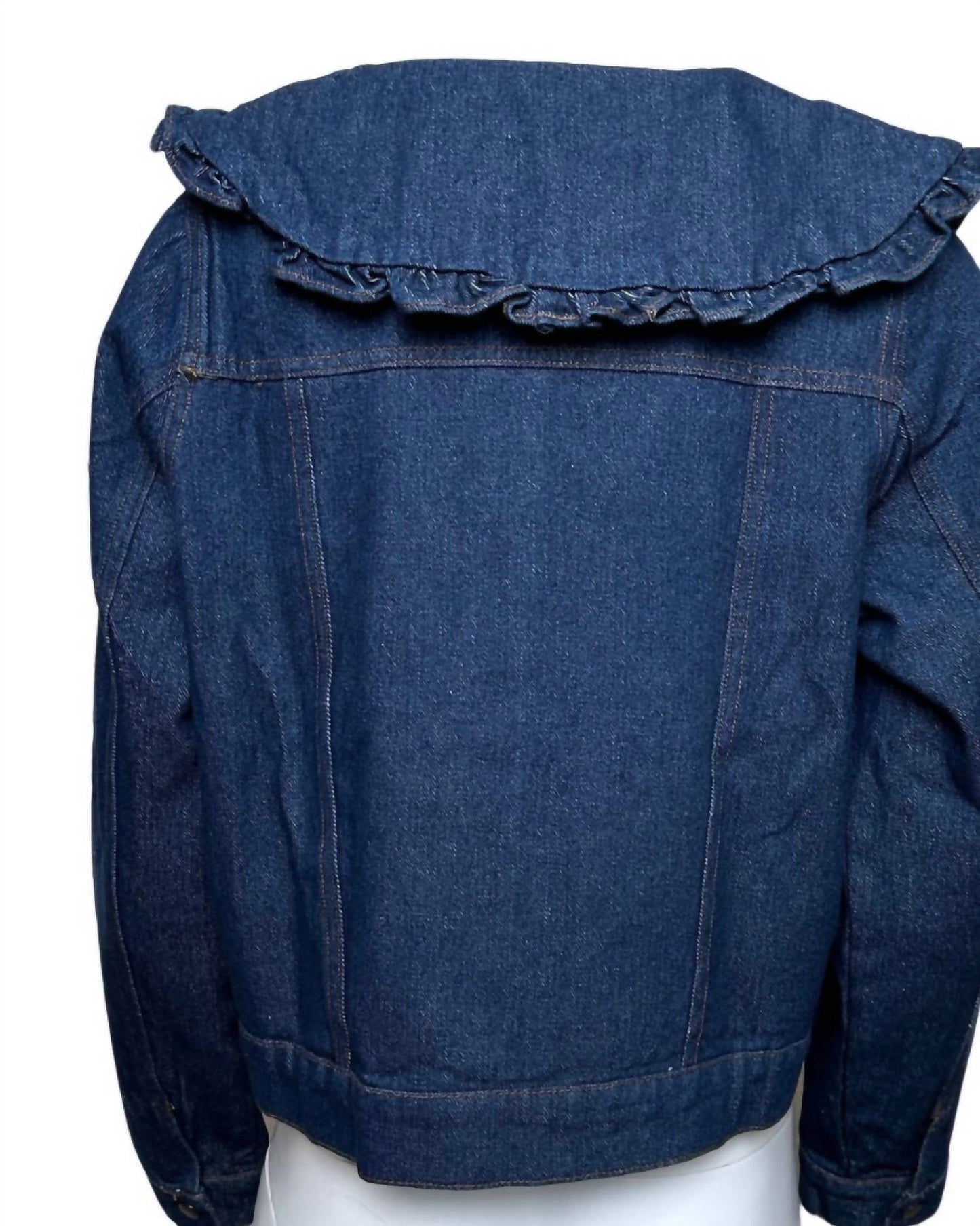 Entro - Denim Peter Pan Collar Jacket
