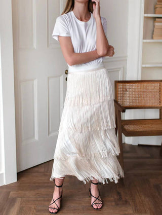 Emerson Fry - Fringe Midi Skirt
