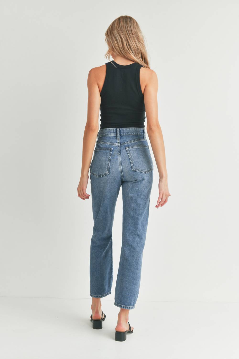 Jbd. - High Rise Loose Straight Distressed Jeans