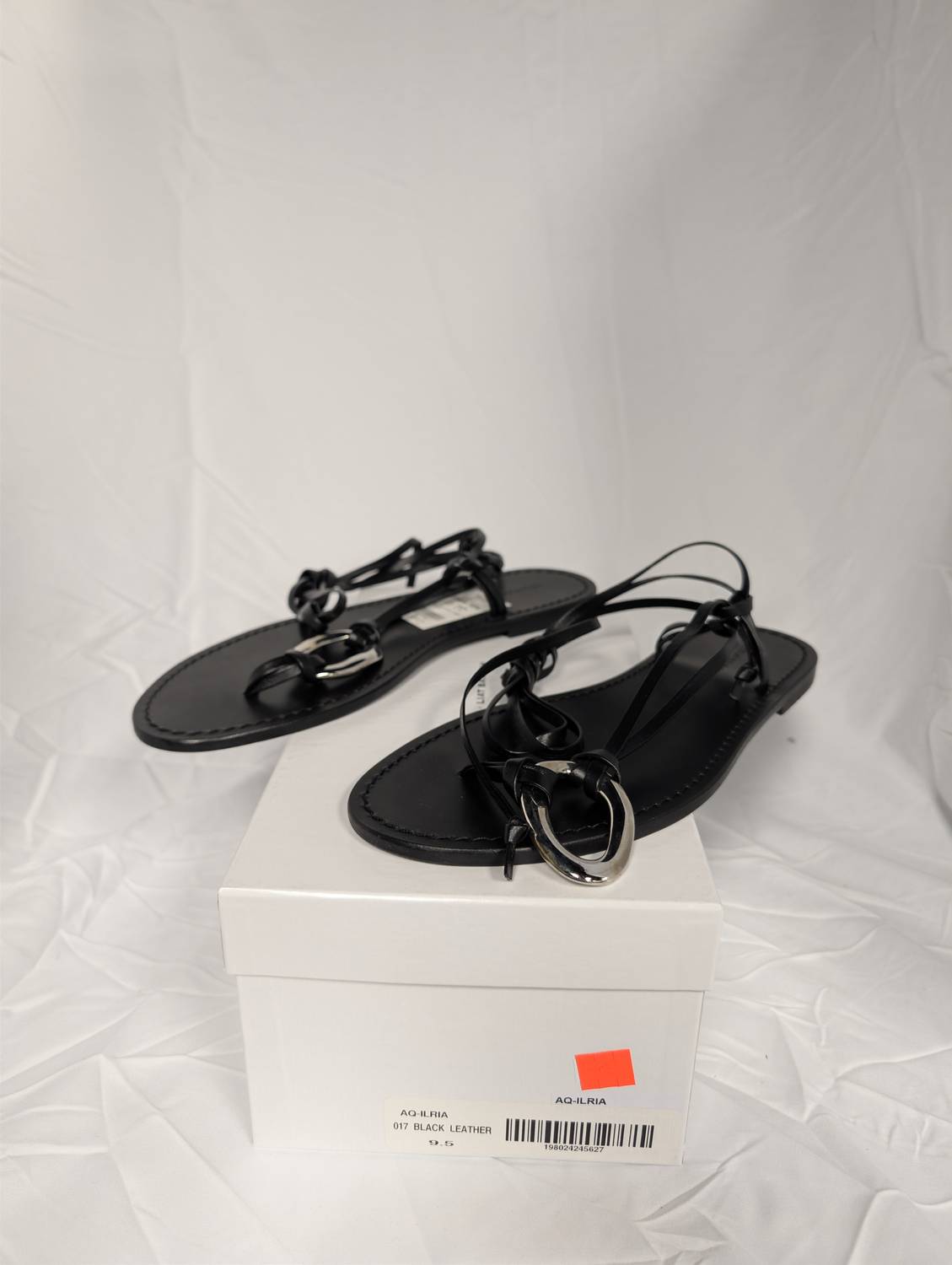 Aqua - Women's Ilria Ankle Tie Sandals