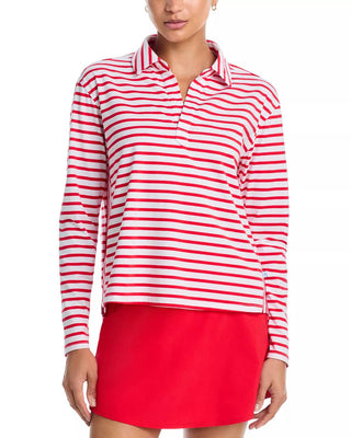 Addison Bay - Mulberry Long Sleeve Polo Shirt