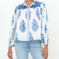 Oliphant - Mandarin Pintuck Blouse