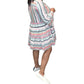 Entro - Summer Stripe Bell Sleeve Tiered Dress