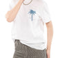 On This Day - "la vie est belle" Graphic Short Sleeve Knit Tee
