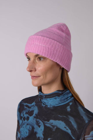 Ganni - Gorro de lã macia feminino
