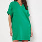 Apricot - T-shirt Oversize Cotton Tunic Dress