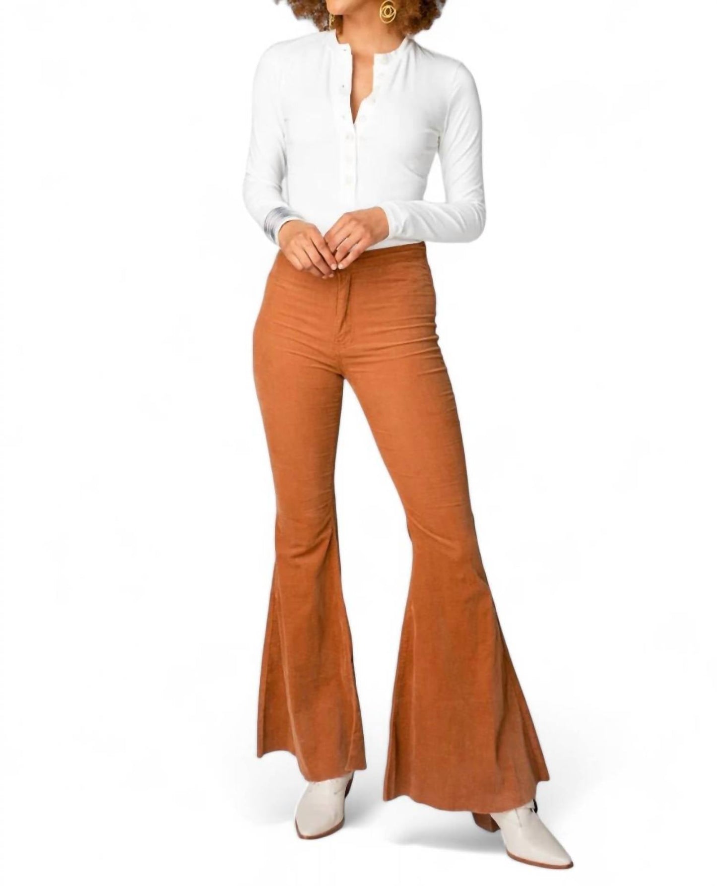 Buddylove - Ivy Henley Button Front Bodysuit