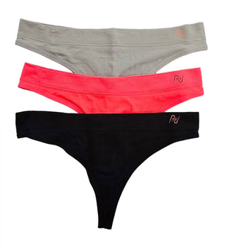 New Balance - Pacote com 3 tangas sem costura para mulheres