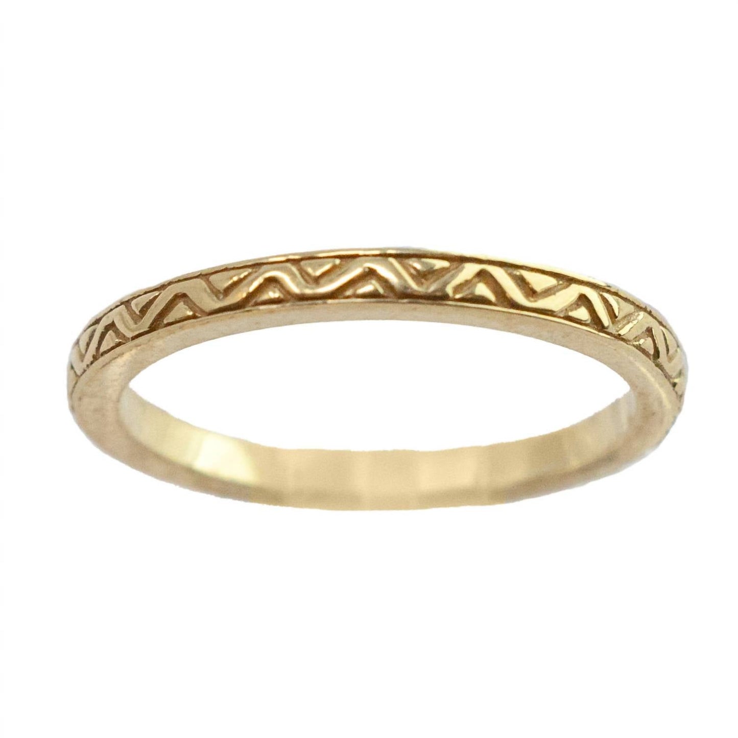 Hidalgo - Etched Ring - Size 6.5