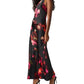 Steve Madden - Lara Satin High Neck Sleeveless Maxi Dress