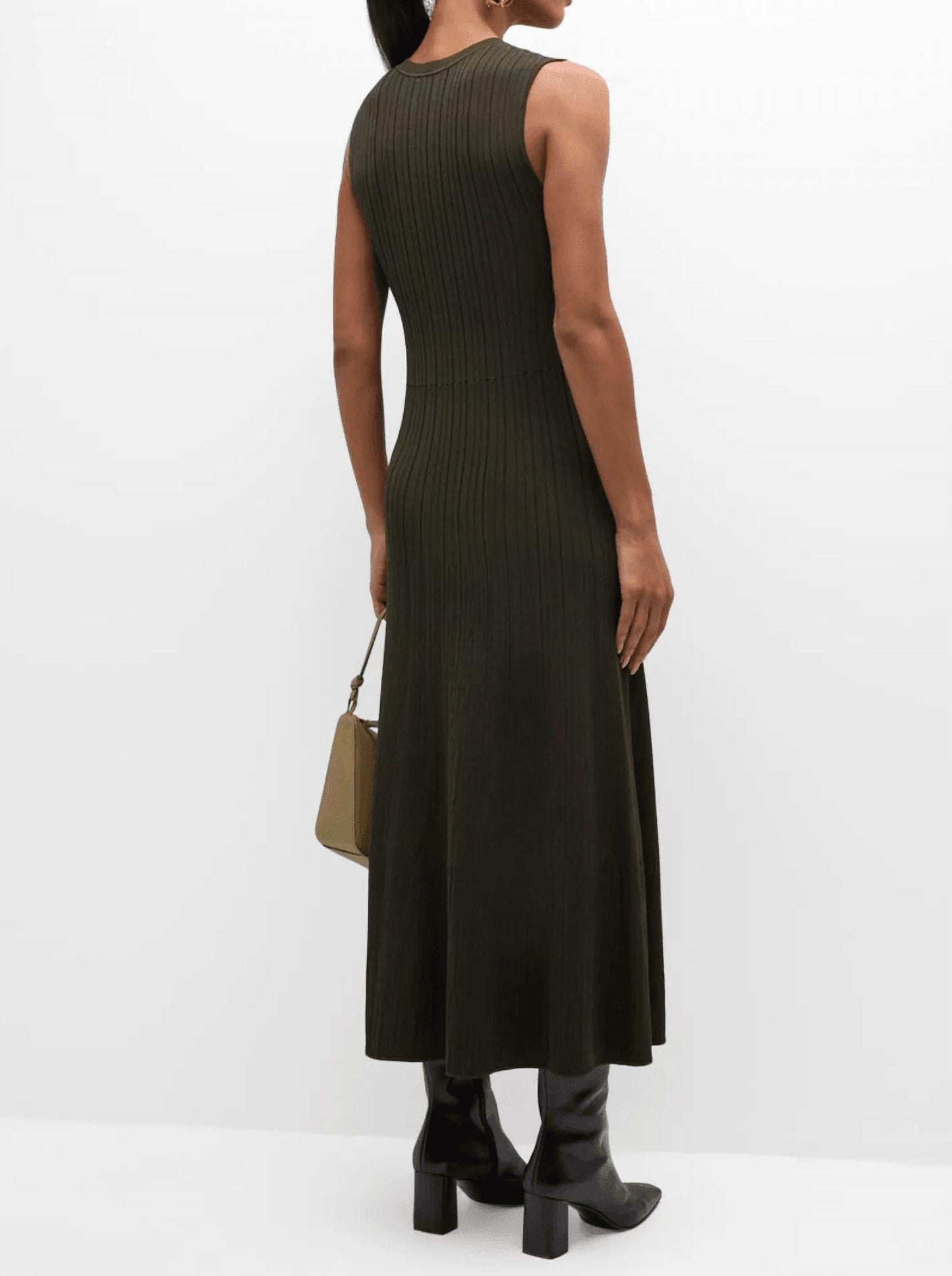 Frame - Women's Shiny Rib Sweater Dress
