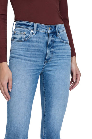 Pistola - Calça Jeans Lennon Crop Boot de Cintura Alta