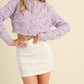 &Merci - Chunky Knit Wave Detail Sweater