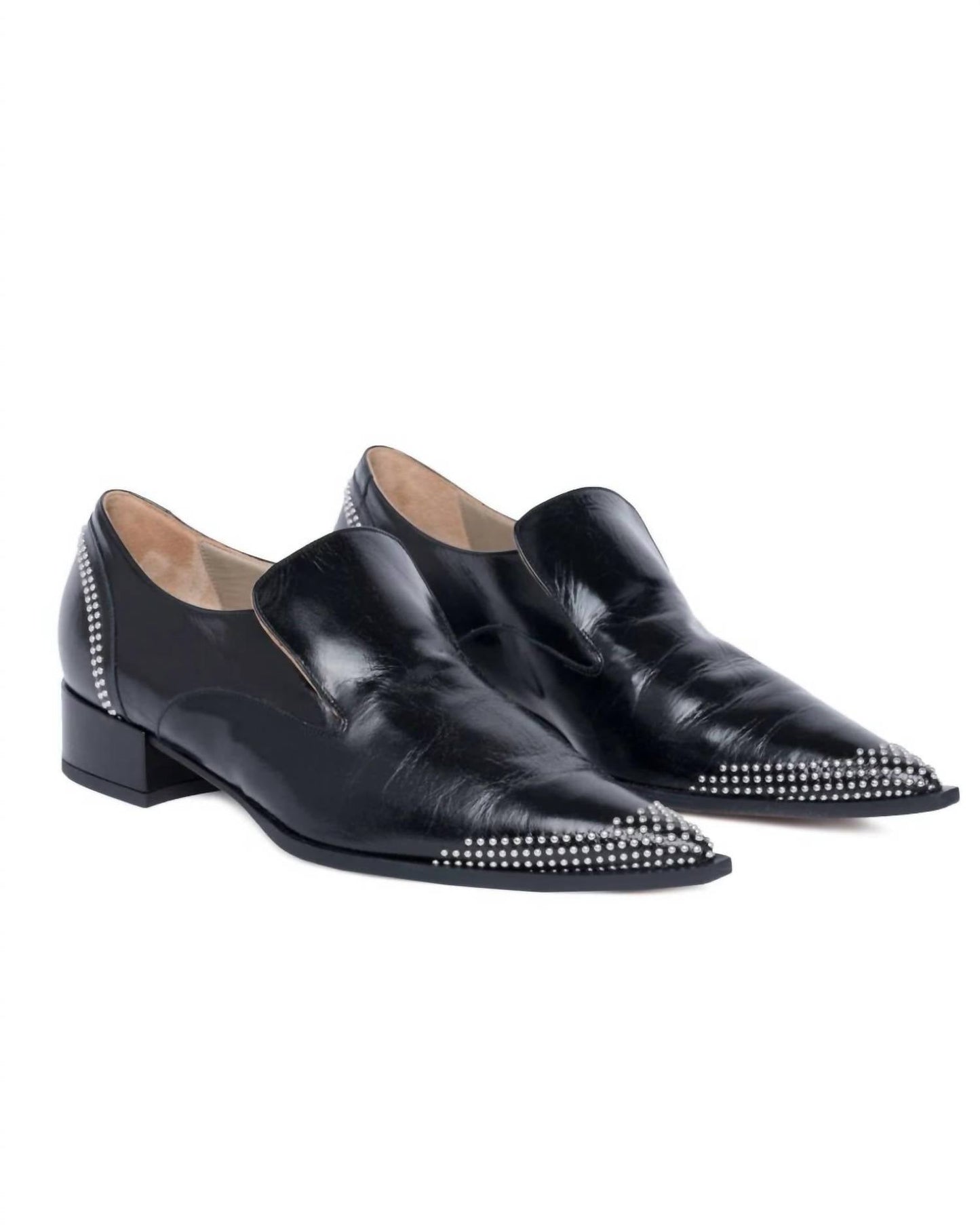 Tela - Women's Melissa Studded Leather Shoe