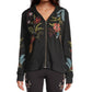 Johnny Was - Isabella Zip Up Thermal Hoodie