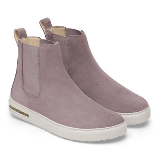 Birkenstock - Botas de couro Bend Chelsea de camurça femininas