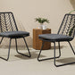 DEJA Chair 2PCS with 2 Cushions, Gray