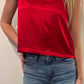 Bobi - Removable Neck Tie V Neck Tank