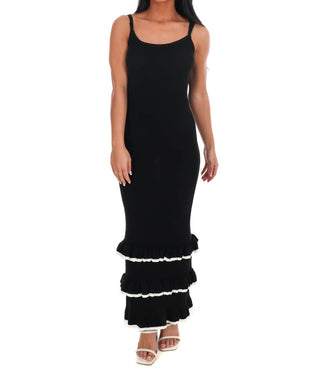Klesis - Seaside Ruffle Knit Maxi Dress
